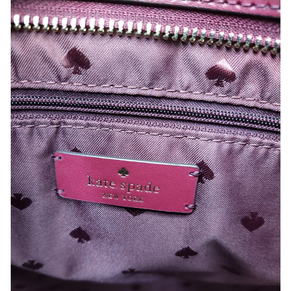 Kate Spade New York Lalena Blackberry Leather Pocket Large ote - NWT $429 - Picture 15 of 16
